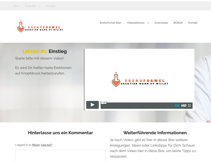 ErekuFormel Onlinekurs